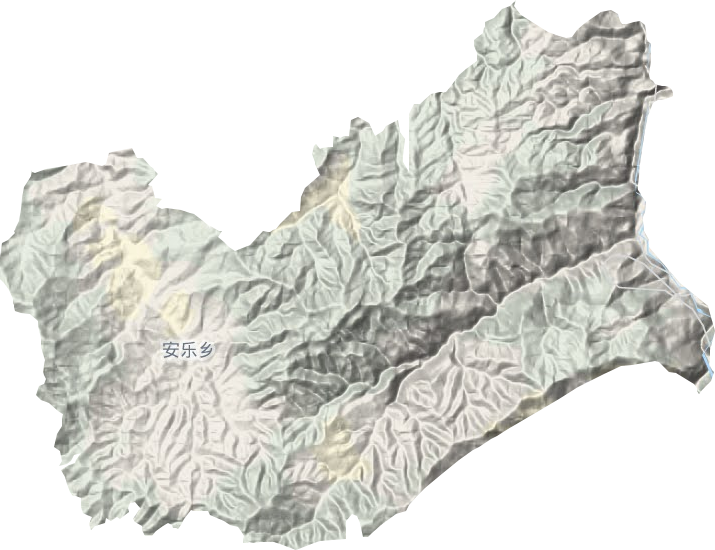安樂鄉地形圖