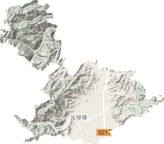 光祿鎮地形圖