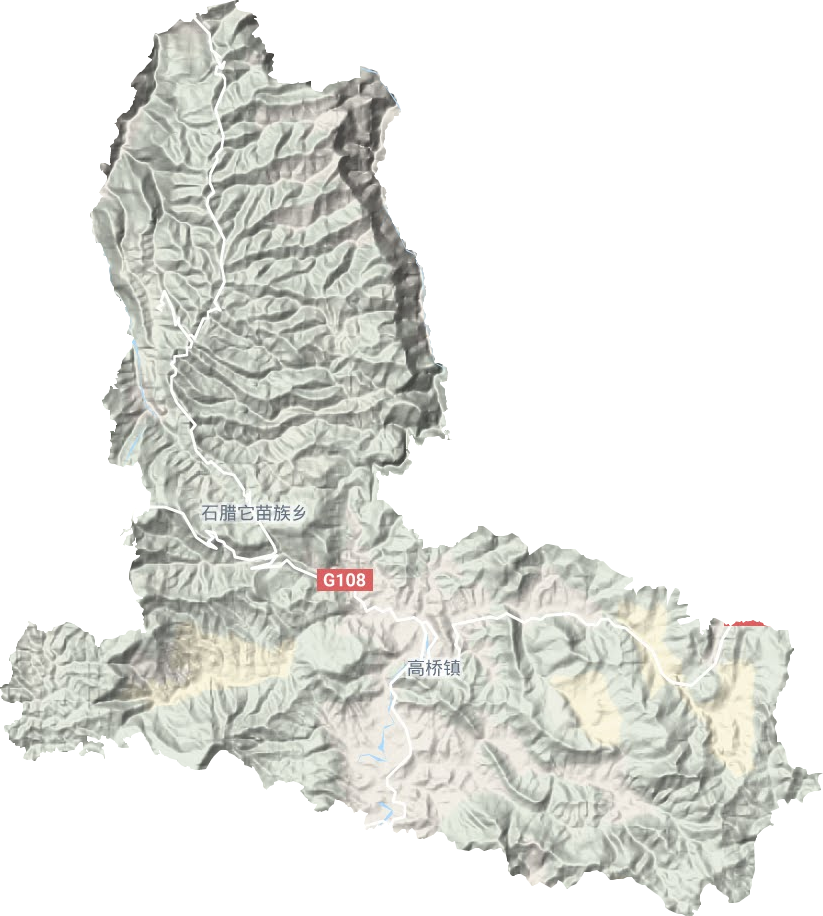 高橋鎮地形圖