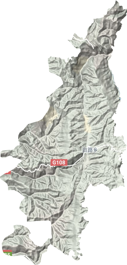 白路鄉地形圖