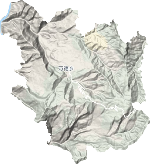 萬德鄉地形圖