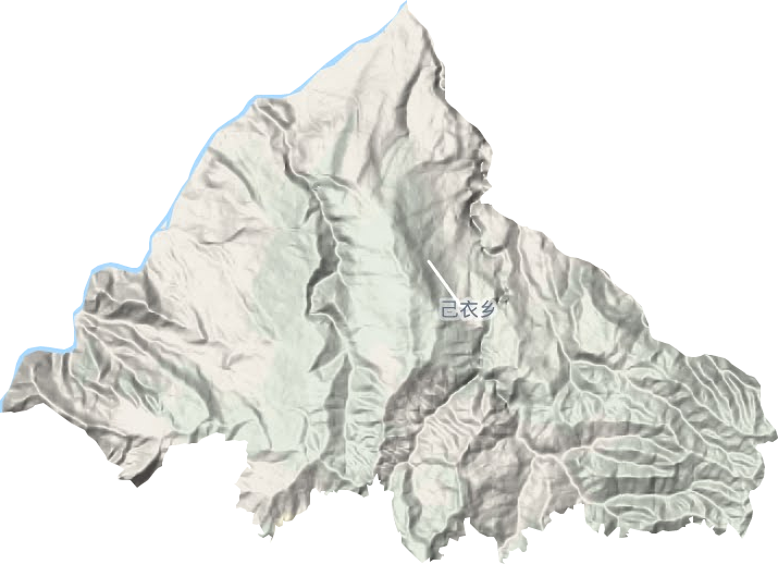 己衣鄉(xiāng)地形圖