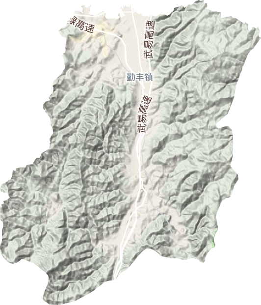 勤豐鎮地形圖