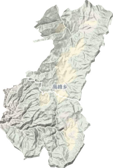 高峰鄉(xiāng)地形圖