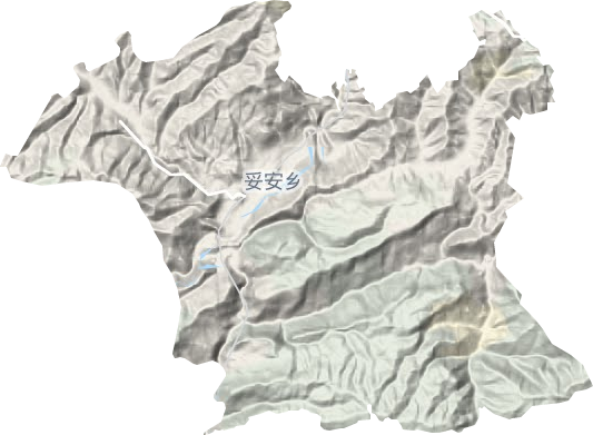 妥安鄉地形圖