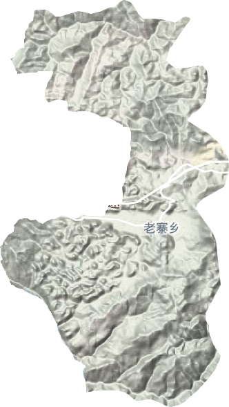 老寨苗族鄉(xiāng)地形圖