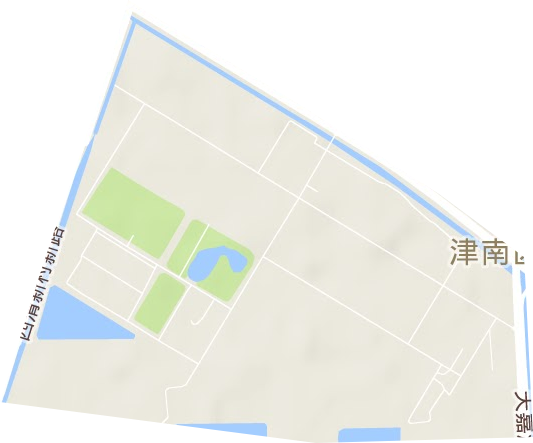 津南國家農業園區地形圖