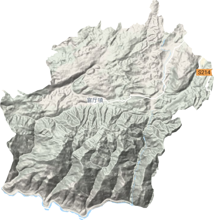 官?gòu)d鎮(zhèn)地形圖