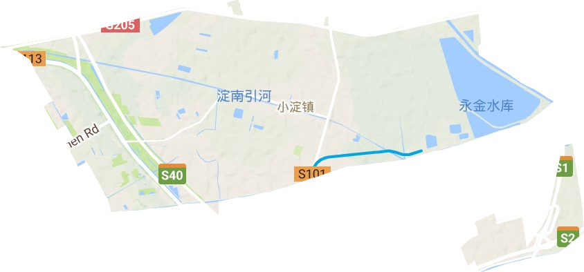 小淀鎮地形圖