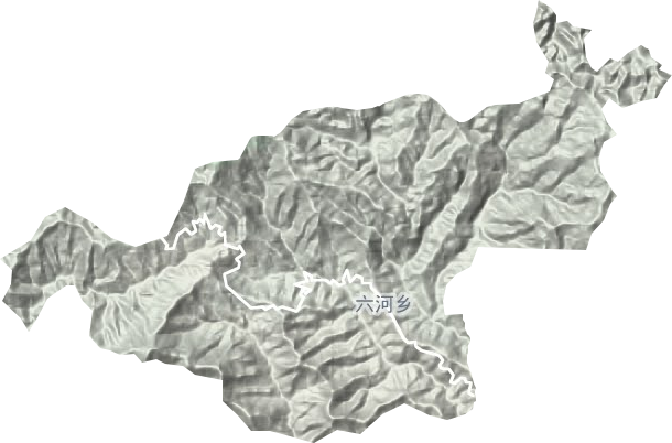 六河鄉地形圖