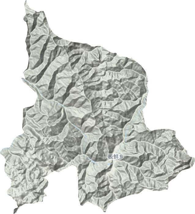 板蚌鄉(xiāng)地形圖