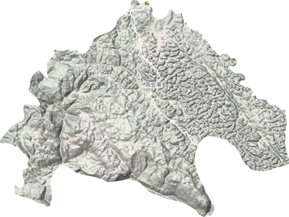 黑支果鄉地形圖
