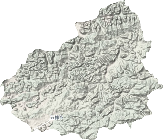 五珠鄉(xiāng)地形圖