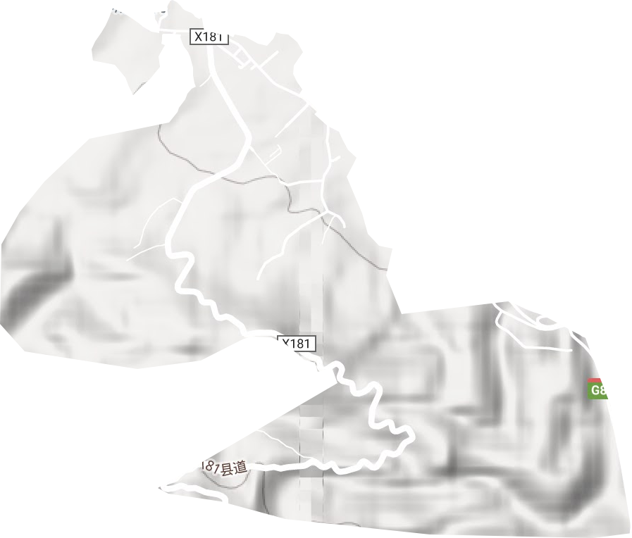 勐養(yǎng)農(nóng)場地形圖