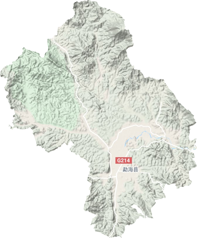 勐海鎮地形圖