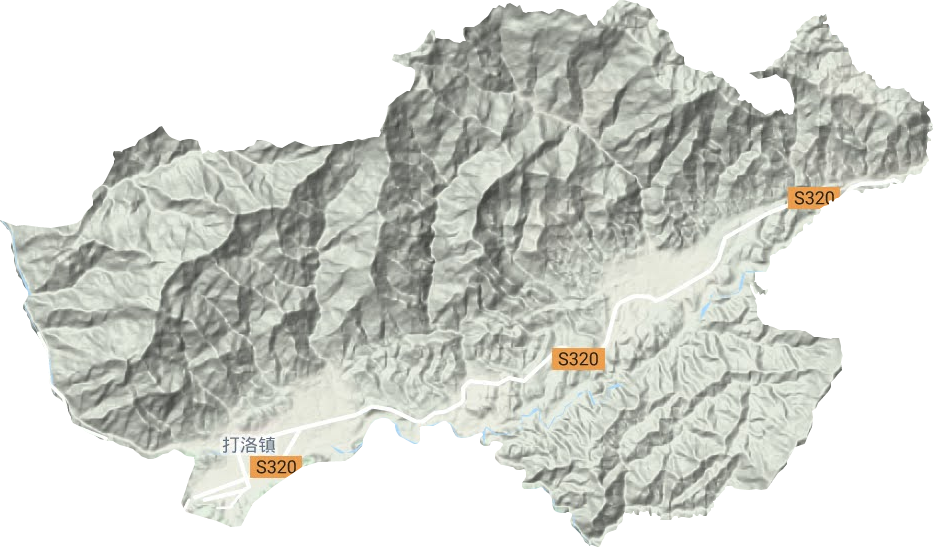 打洛鎮地形圖