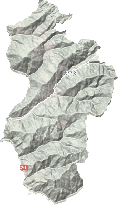 太平鄉(xiāng)地形圖