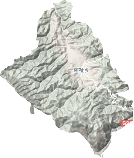 密祉鄉地形圖