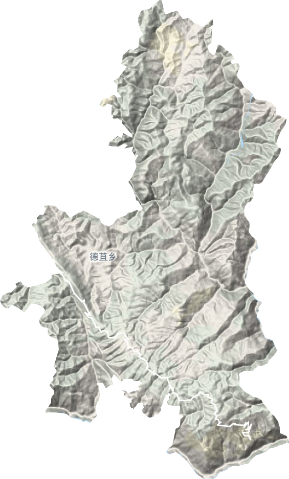 德苴鄉地形圖