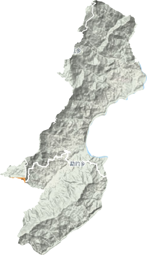 勐約鄉地形圖