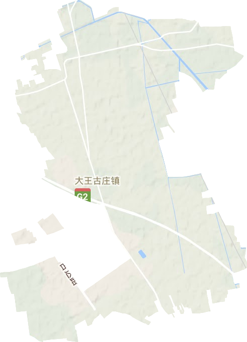 大王古莊鎮(zhèn)地形圖