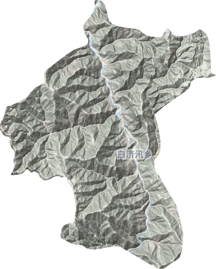 白濟汛鄉地形圖