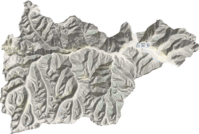 古榮鄉(xiāng)地形圖