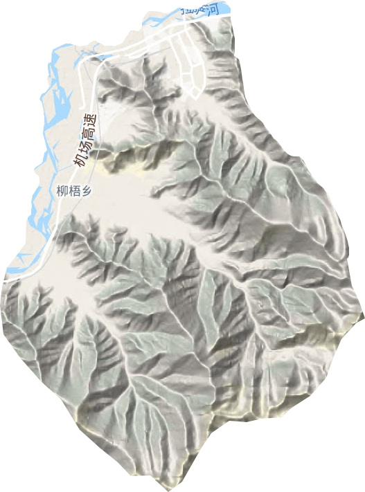 柳梧鄉地形圖
