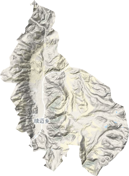 續邁鄉地形圖