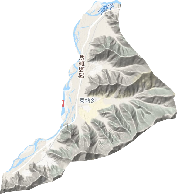 才納鄉(xiāng)地形圖