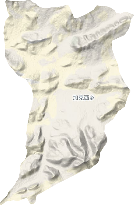 加克西鄉地形圖