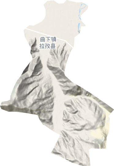 曲下鎮地形圖