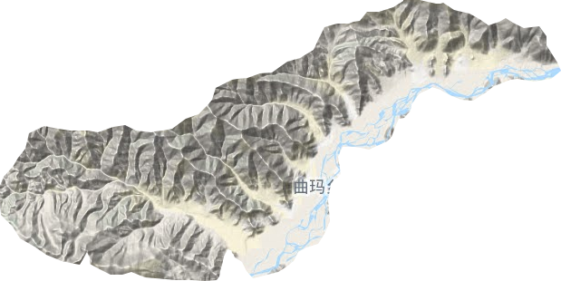 曲瑪鄉地形圖