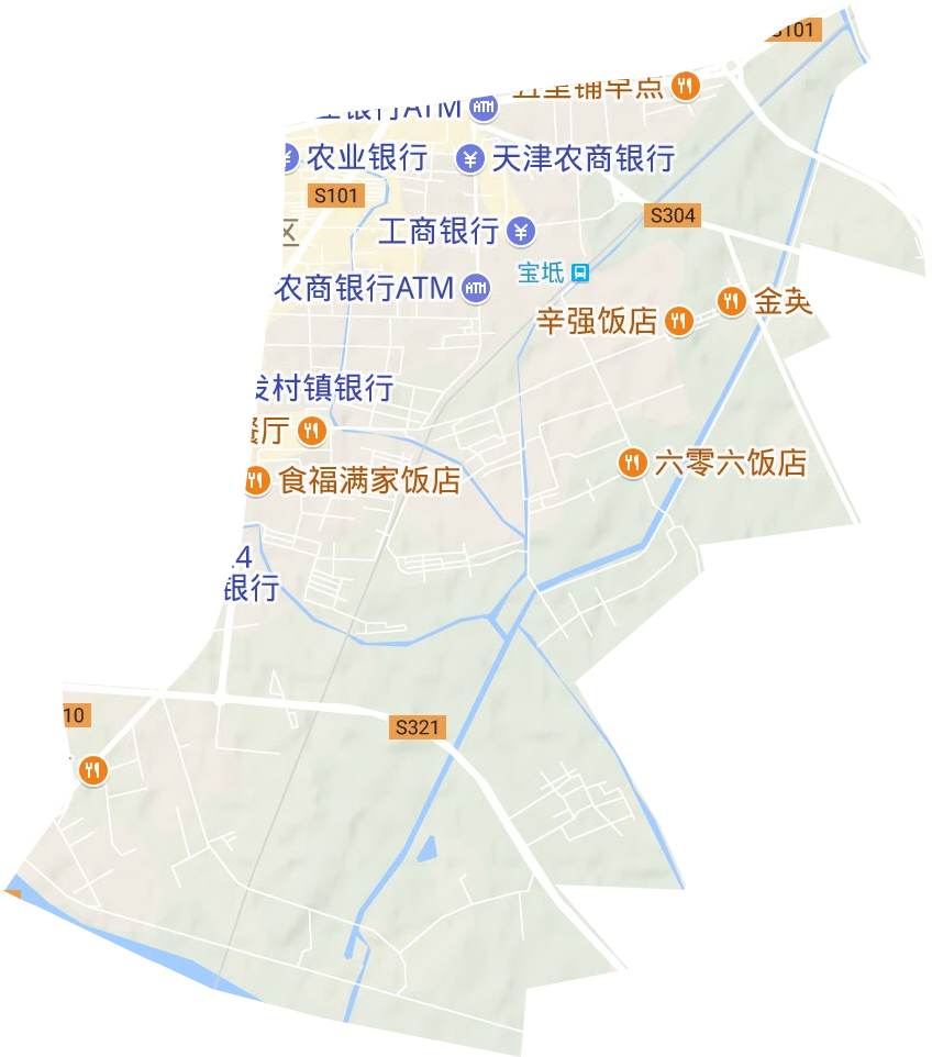 鈺華街道地形圖
