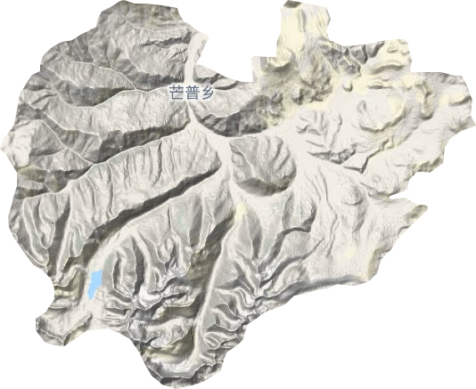 芒普鄉(xiāng)地形圖