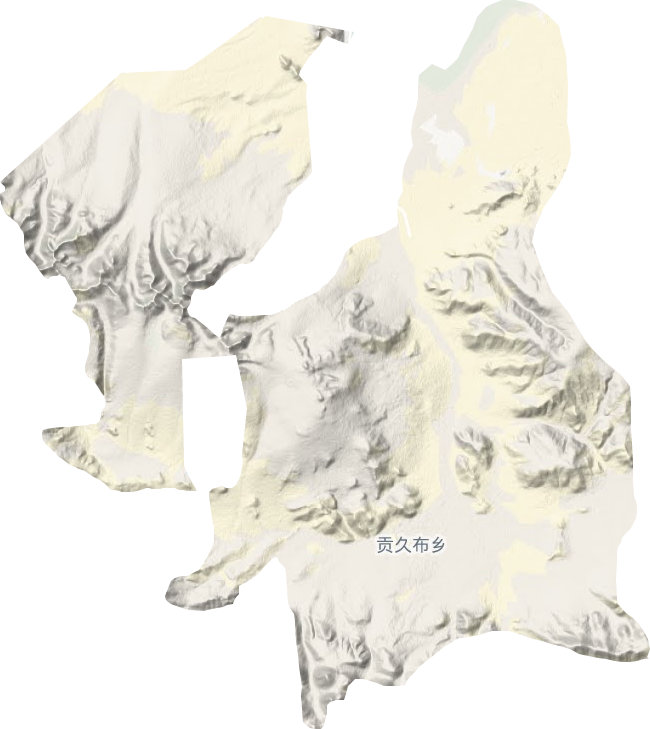 貢久布鄉地形圖