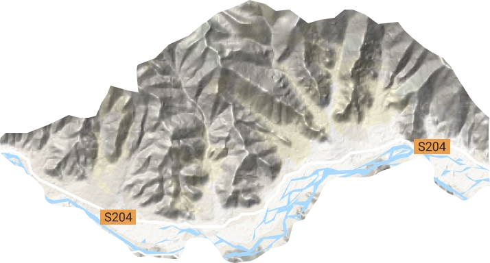 榮瑪鄉地形圖