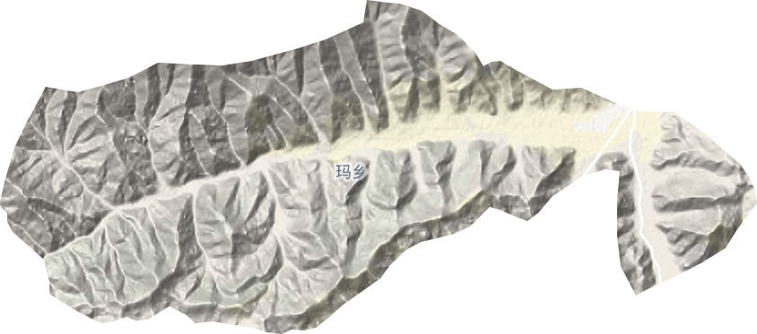 瑪鄉地形圖