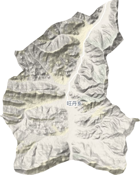 旺丹鄉地形圖