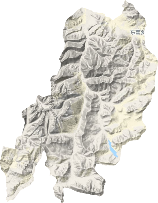 東喜鄉(xiāng)地形圖