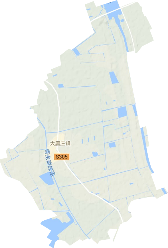 大唐莊鎮地形圖
