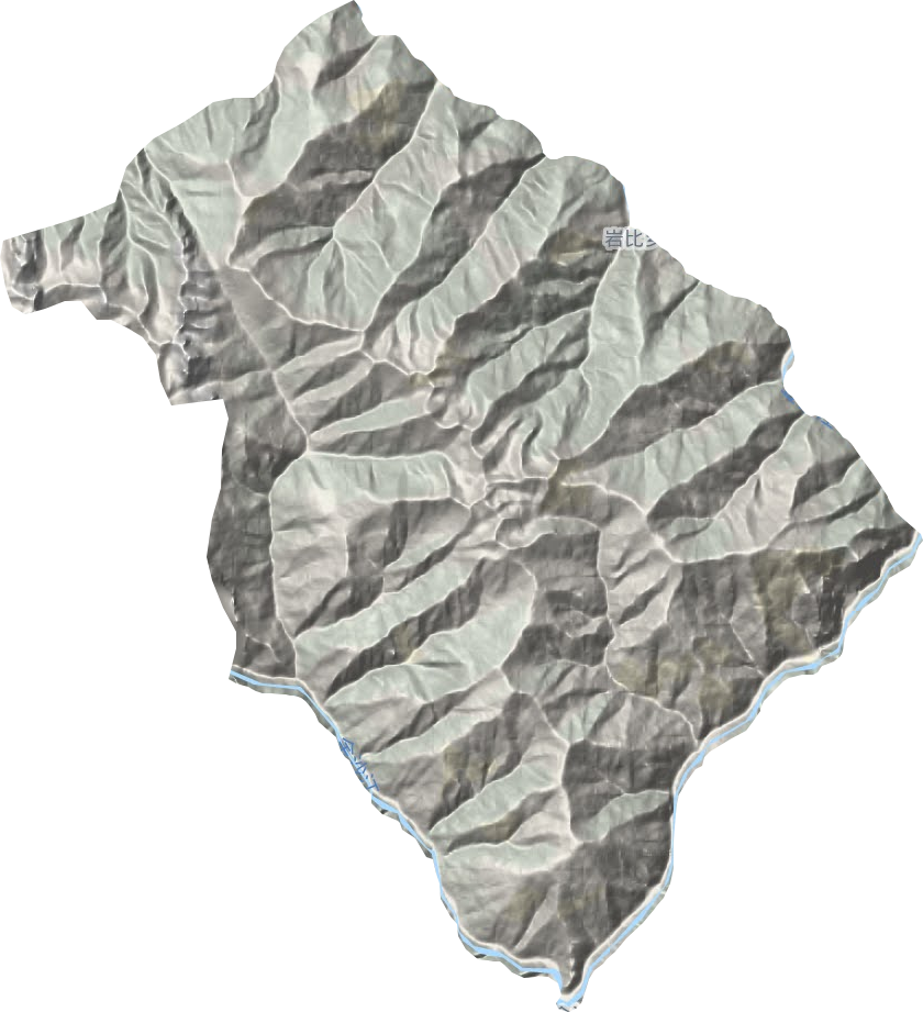 巖比鄉地形圖