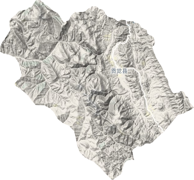 莫洛鎮(zhèn)地形圖