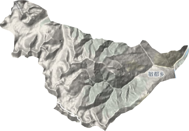 敏都鄉地形圖