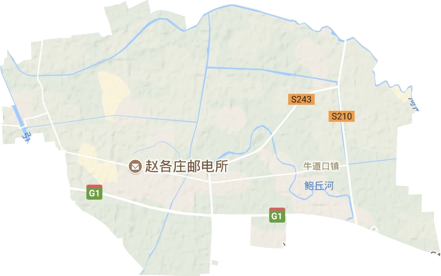 牛道口鎮(zhèn)地形圖