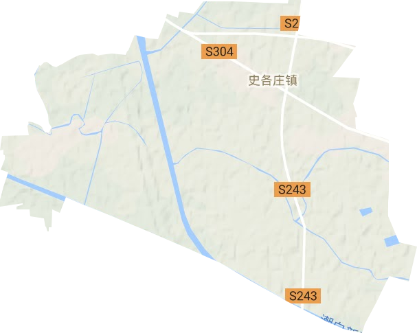 史各莊鎮地形圖