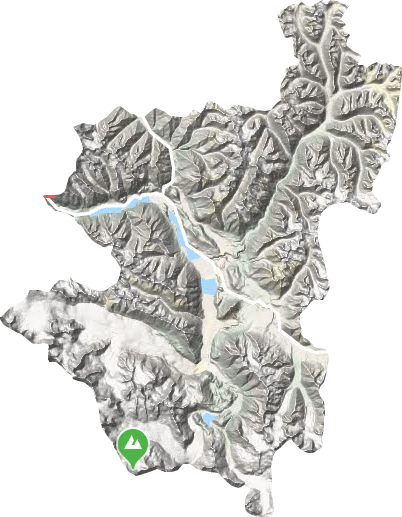 然烏鎮地形圖
