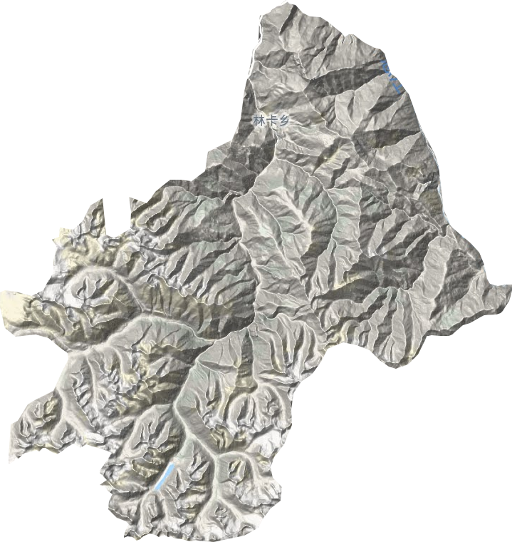 林卡鄉(xiāng)地形圖