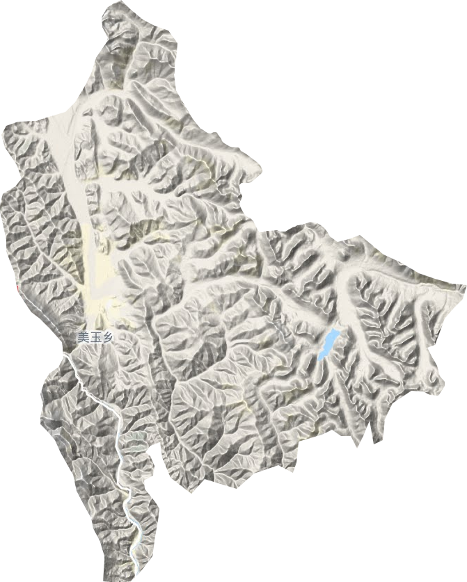 美玉鄉(xiāng)地形圖