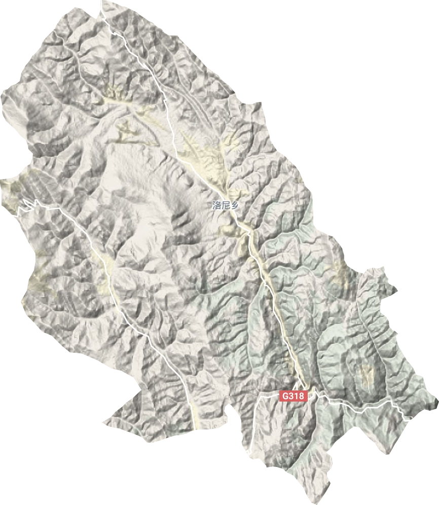 洛尼鄉地形圖